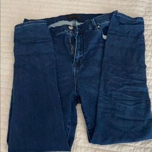 High rise jeans